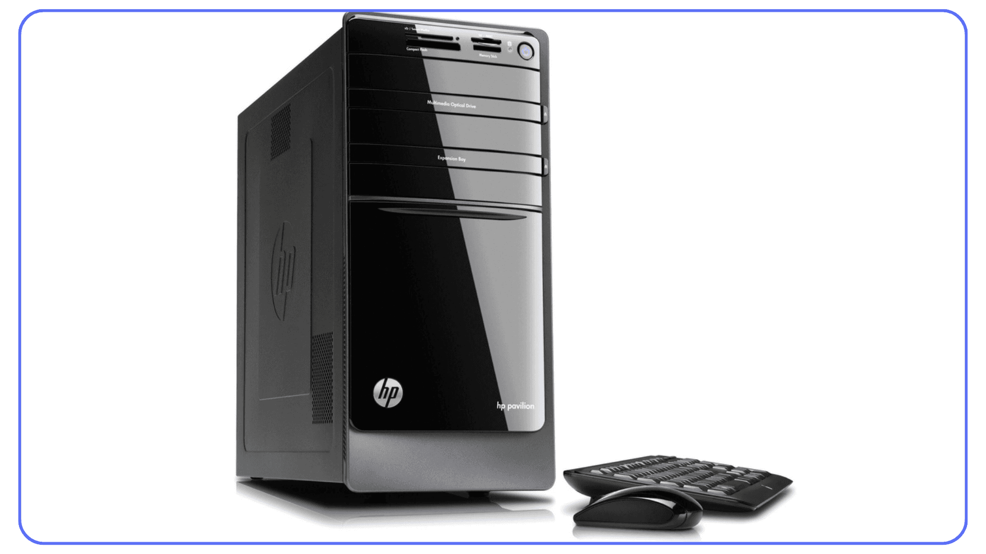HP Pavilion desktop tower suitable for entry-level Revit modeling and student projects.