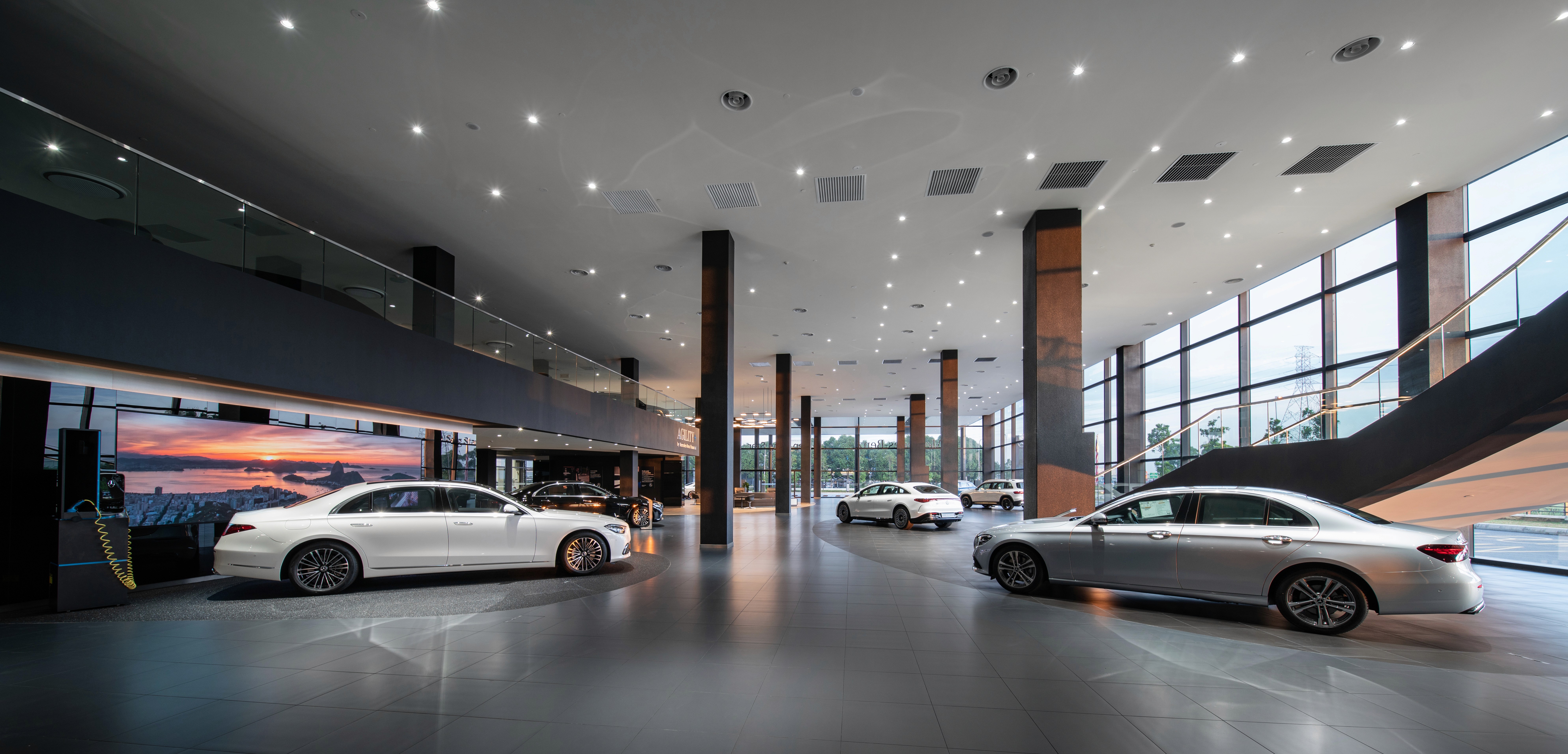 Interior view of Mercedes-Benz 3S Bukit Tinggi project by Asima Architects