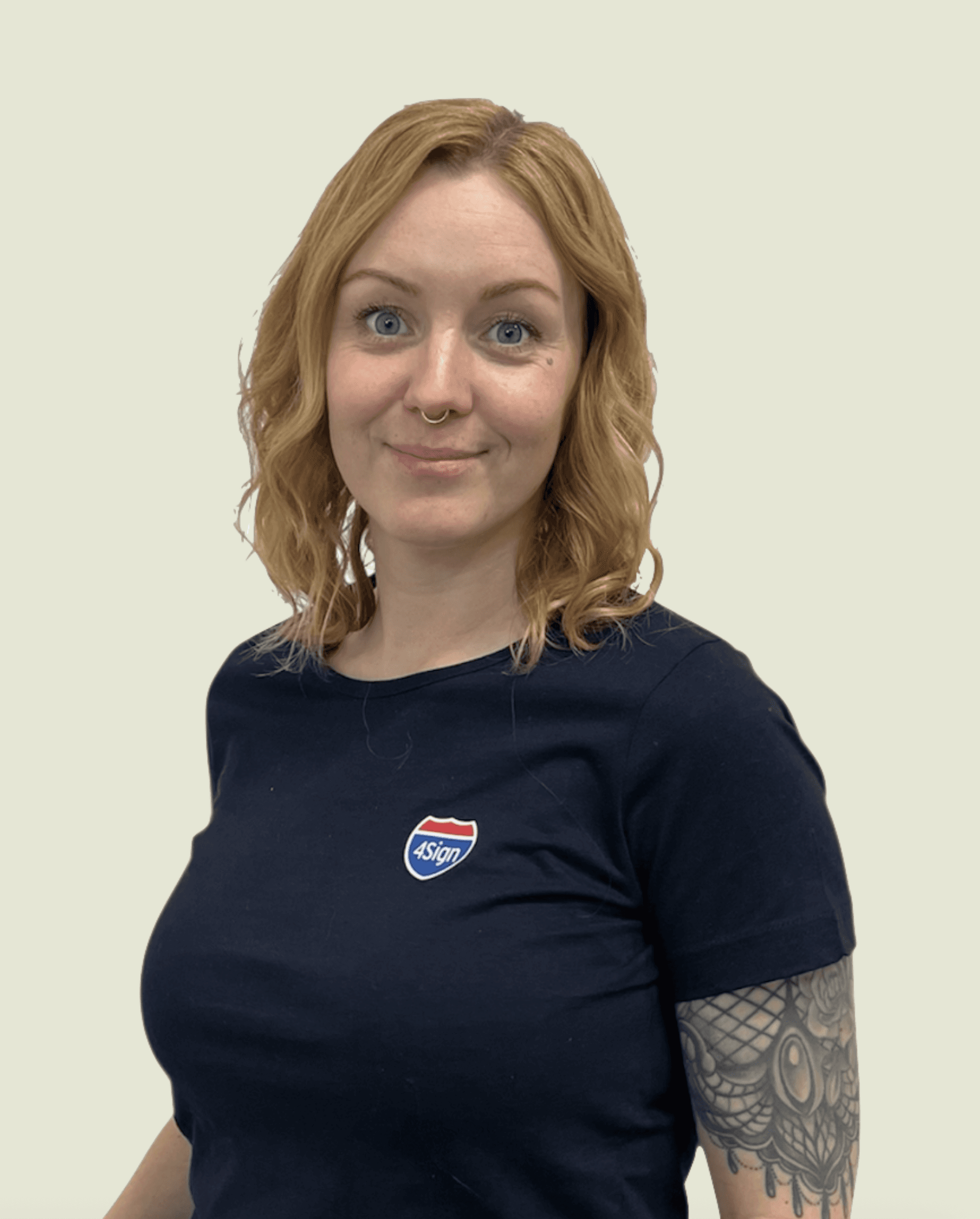 Jennie butik/försäljning 4Sign Mjölby