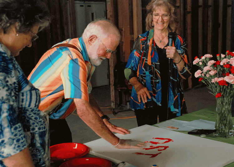 Sue Safarik, Roy Wardell & Becky Safarik (left to right) GCD Groundbreaking 16JUL25.png