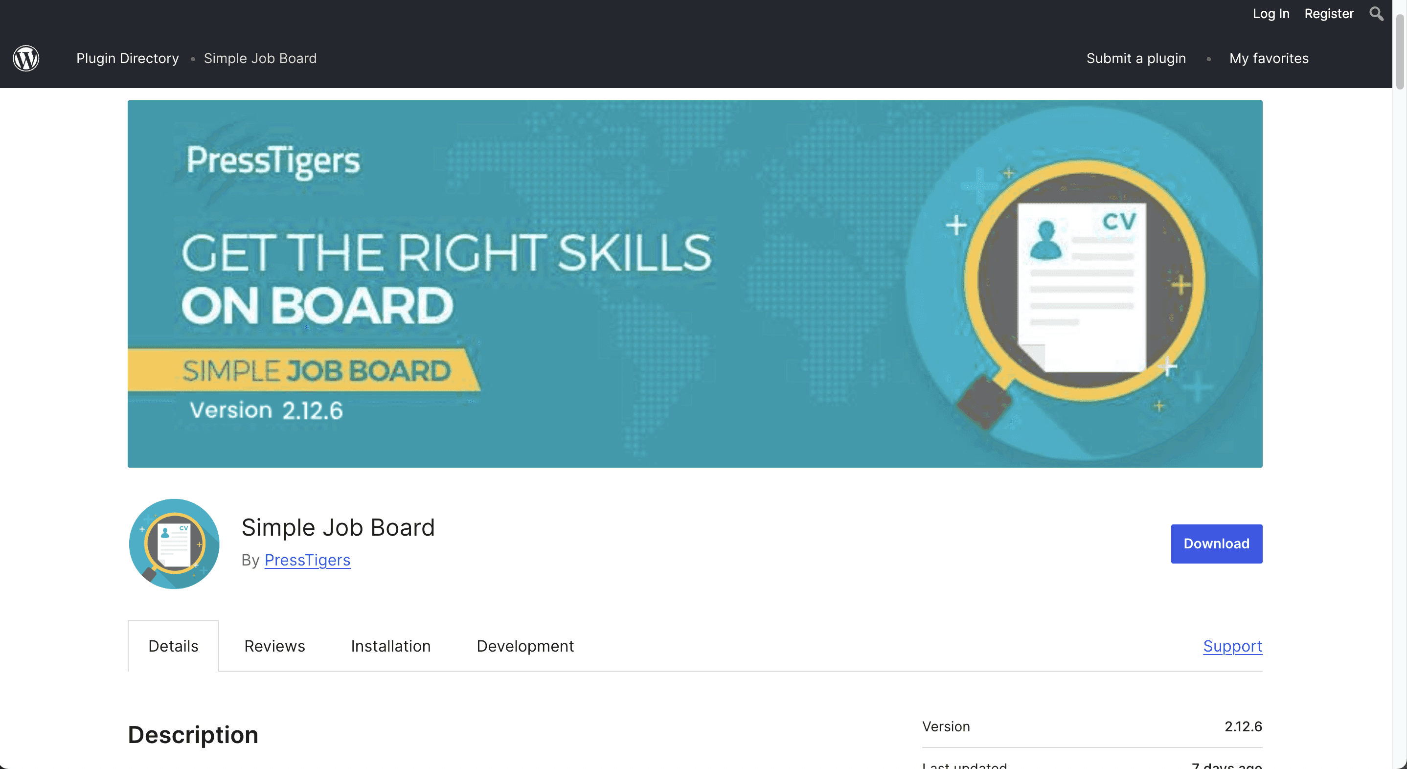 Simple Job Board Plugin