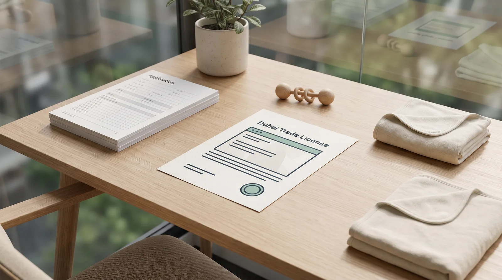 Baby products trading license Dubai with authority approval stamps