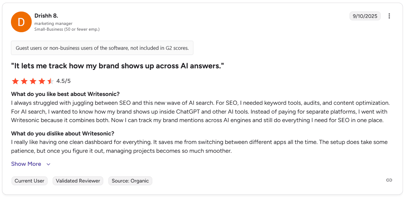 writesonic review