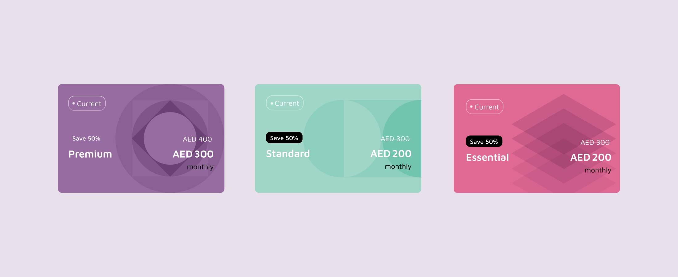 Subscription pricing plans