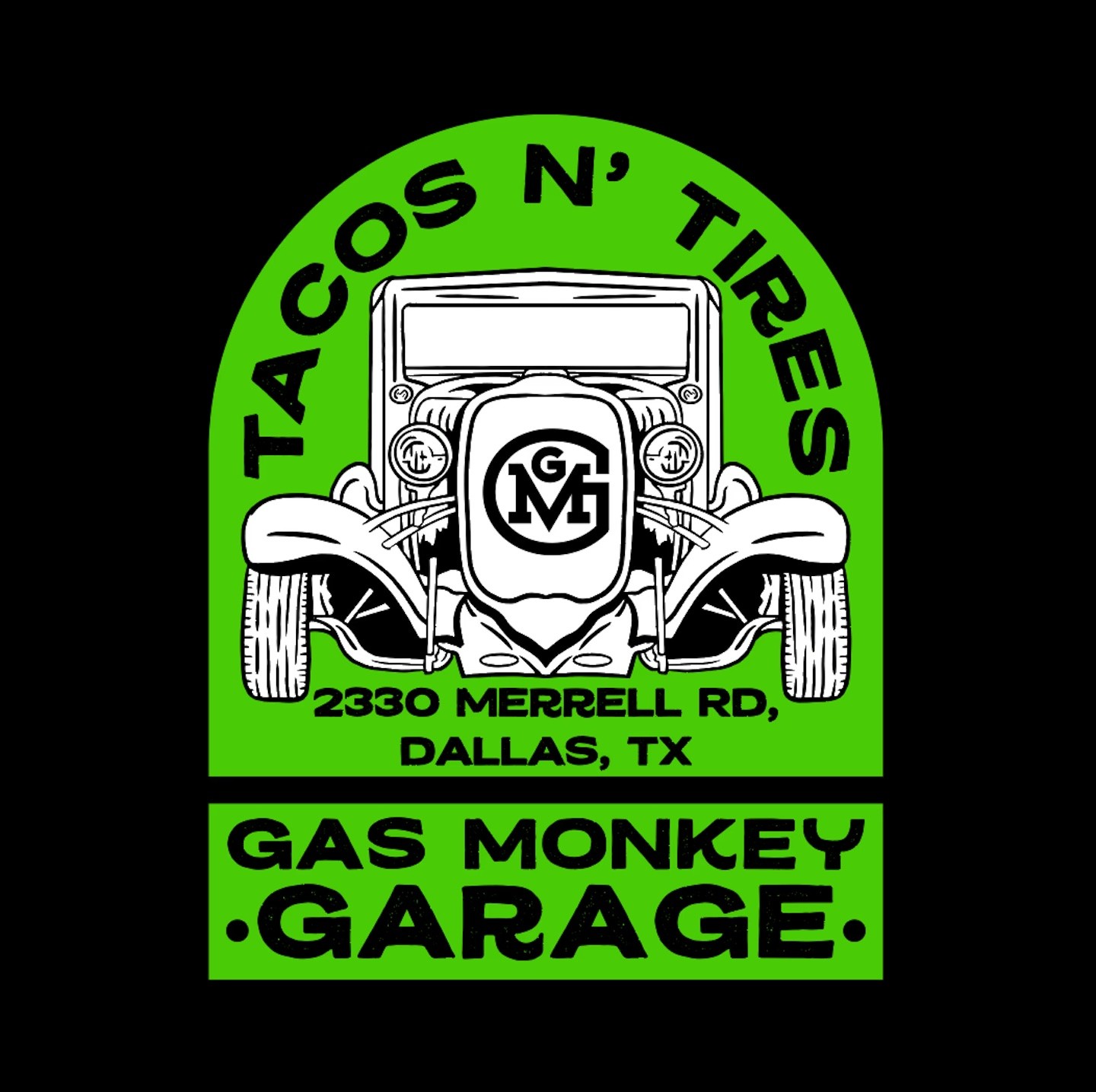 Tacos and Tires Old Car Design