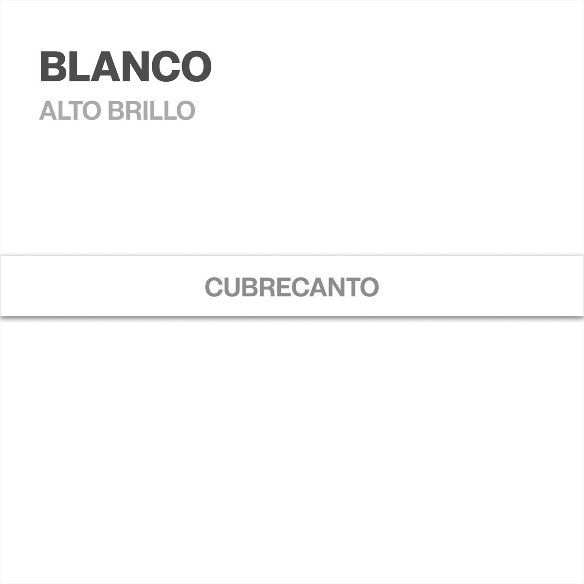Rollo Cubrecanto Alto Brillo Blanco | 100 MTS  