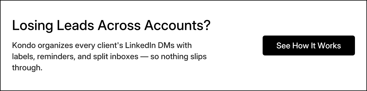 Losing Leads Across Accounts?