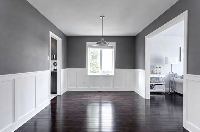 Paneled Wainscoting Room — after