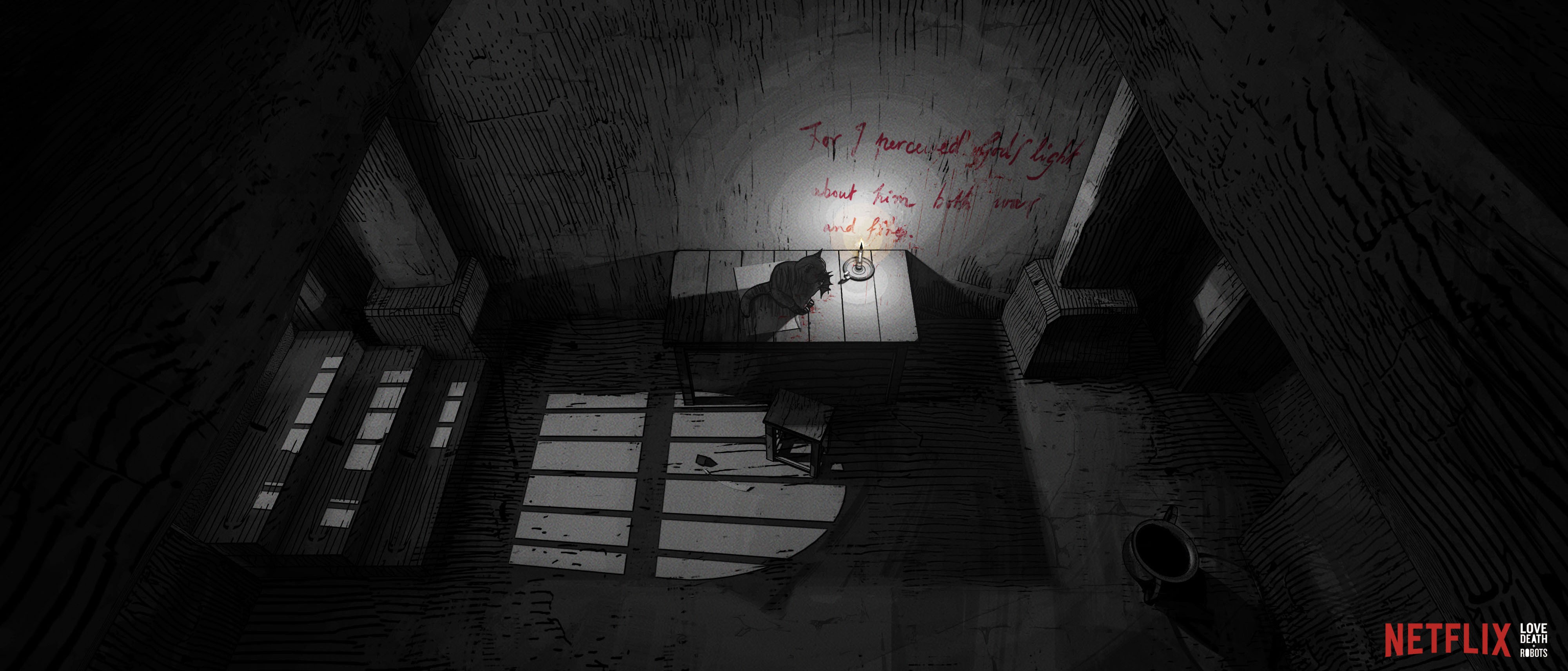 For He Can Creep concept design – architectural environment with period-appropriate detail