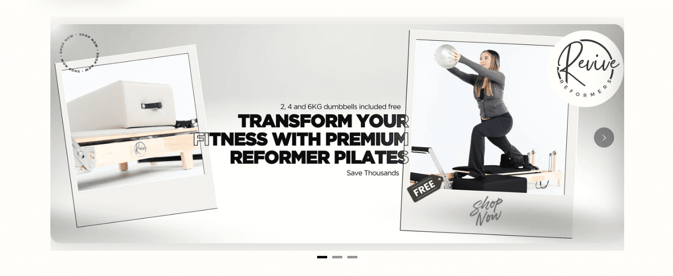 Reformer Pilates Ecommerce Brand for Sale High-End DTC Equipment