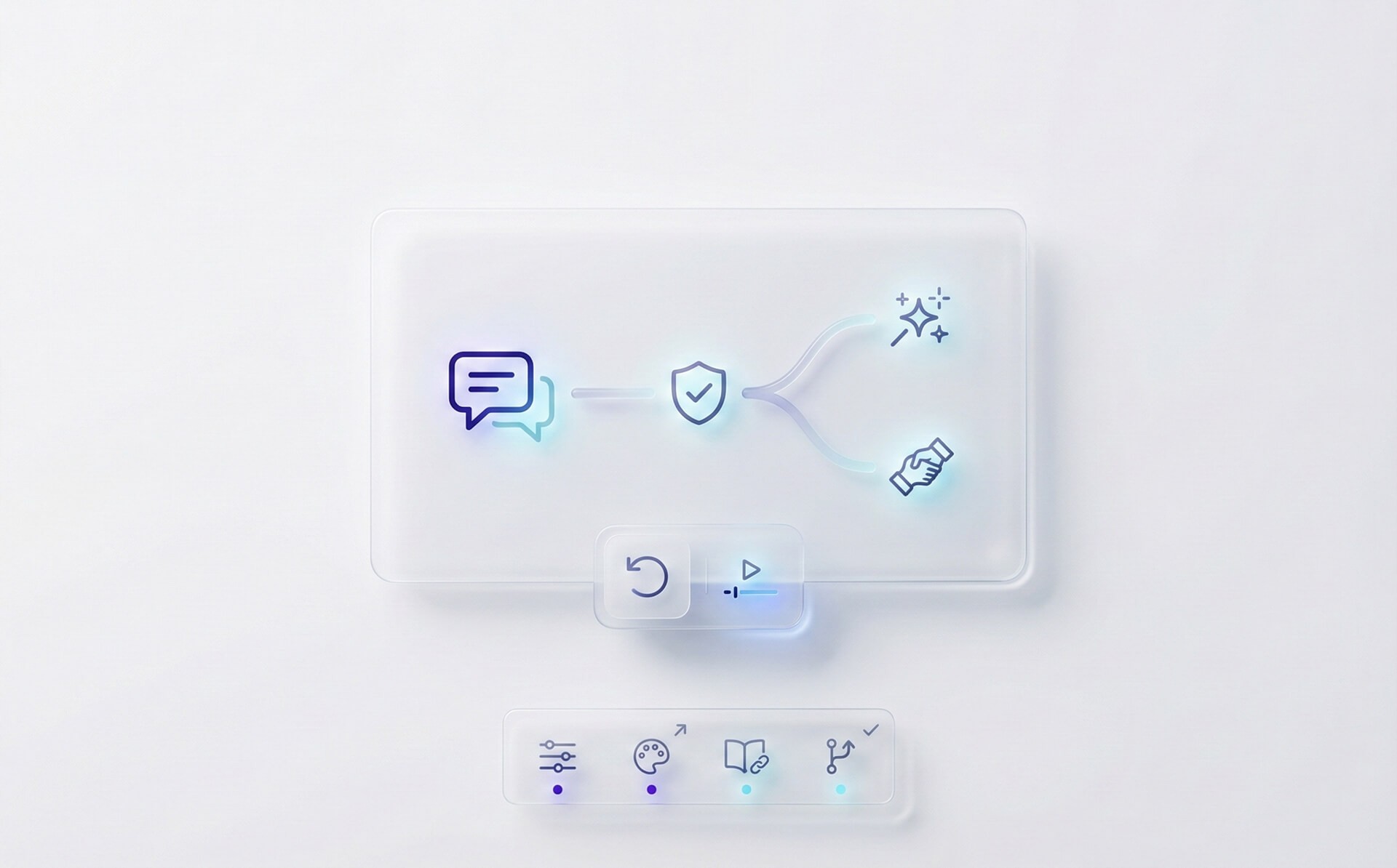 OXVO AI overview showing on-policy assistance across conversations and sessions