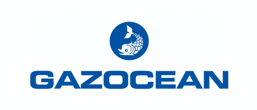 Logo of GazOcean, featuring a blue design and typography against a white background.