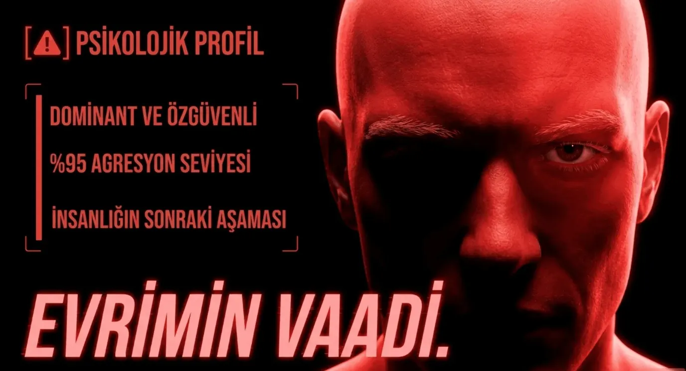 Nanomorf I: Değişikler – Kırmızı fenotipi psikolojik analiz görseli. Pegasus Yayınları tarzında, 2026 çıkışlı iddialı ve sürükleyici yeni yerli biyopunk distopya romanı serisine ait karakter analizi.