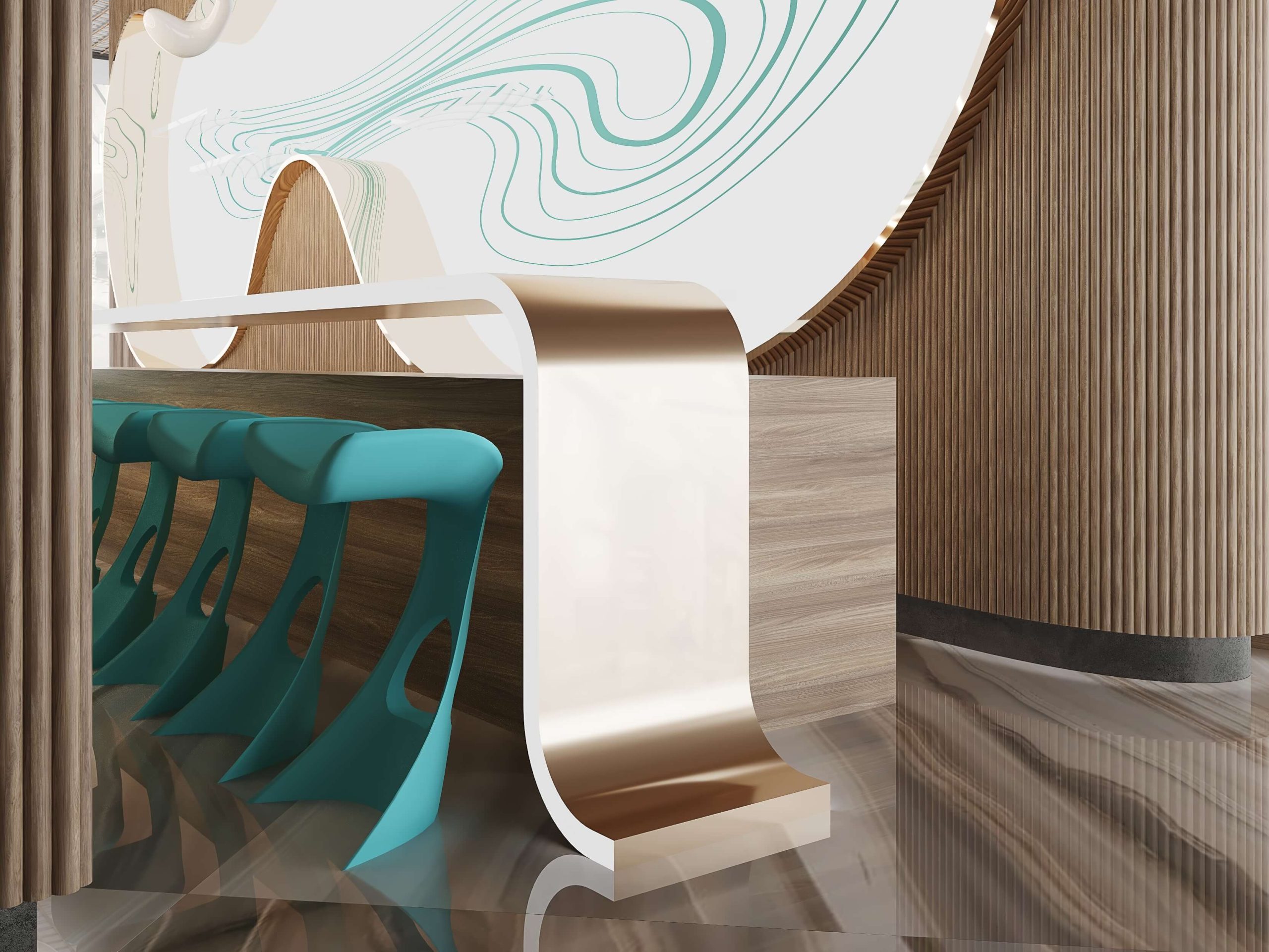 How to Design a Florida Coastal Interior for a Home in Fisher Island, FL, USA