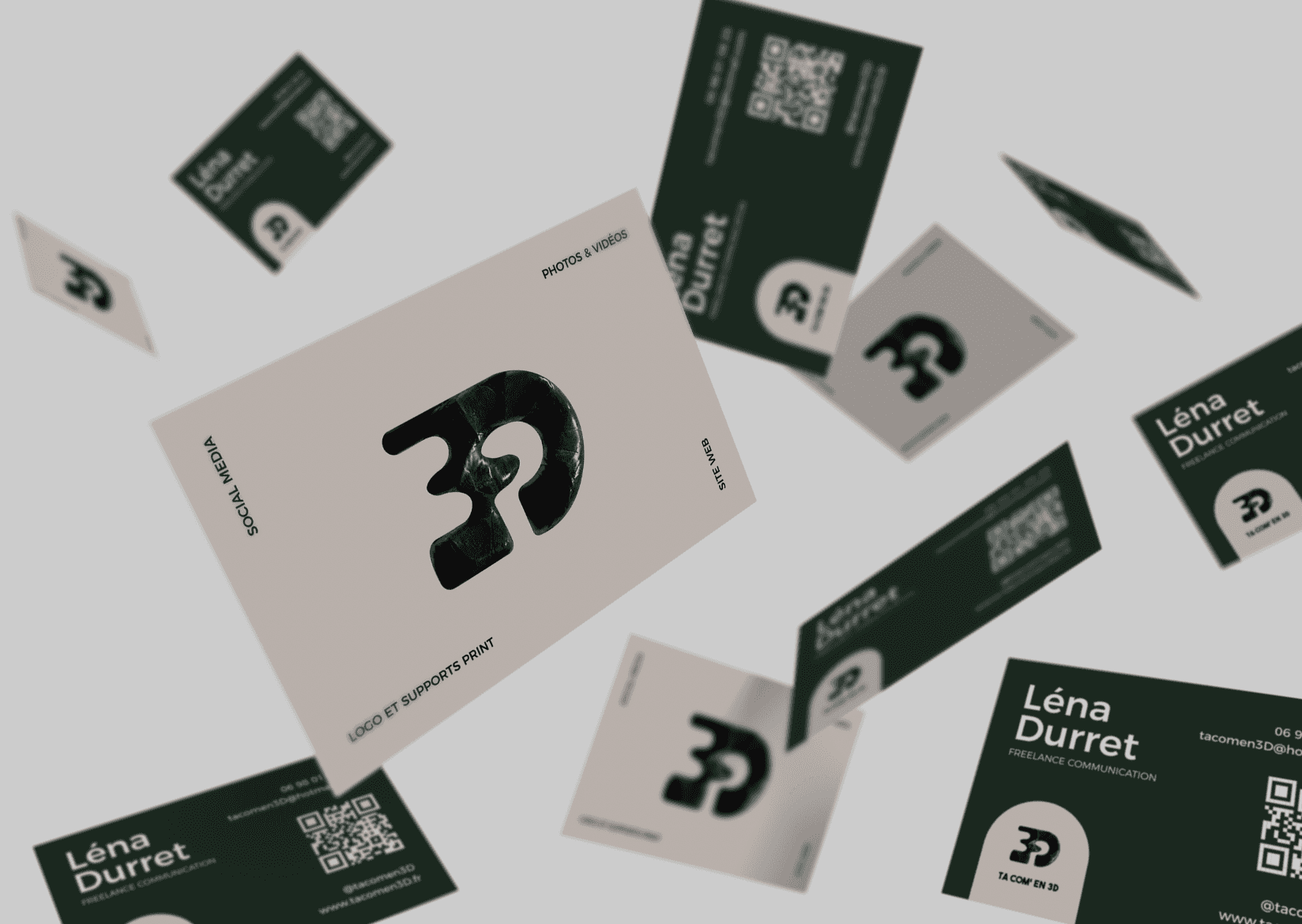 Ta com' en 3D Carte de visite