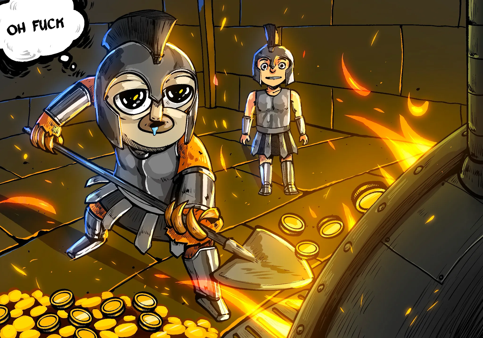 Slerf Trojan branded PNL card