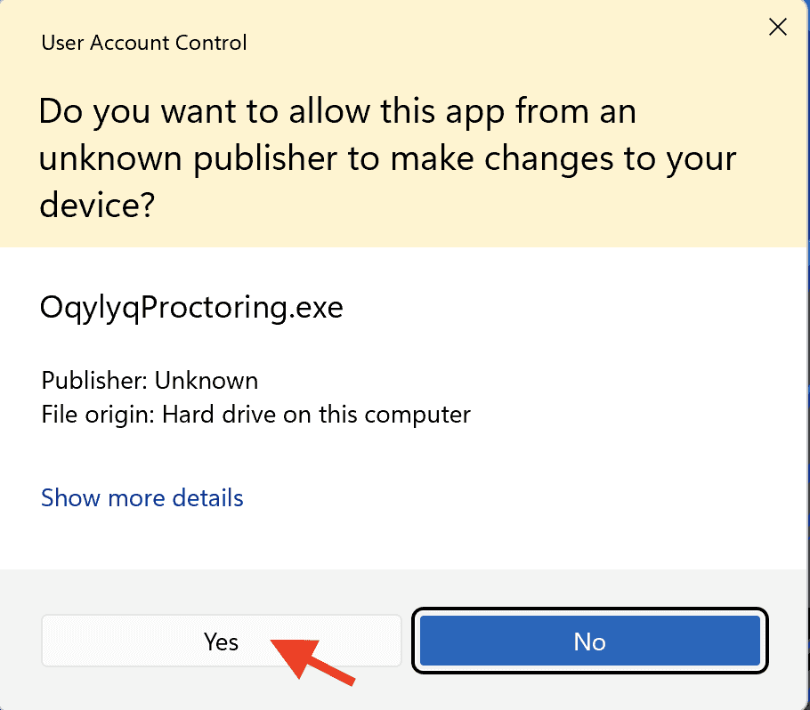 Windows app can't be opened — screenshot 7