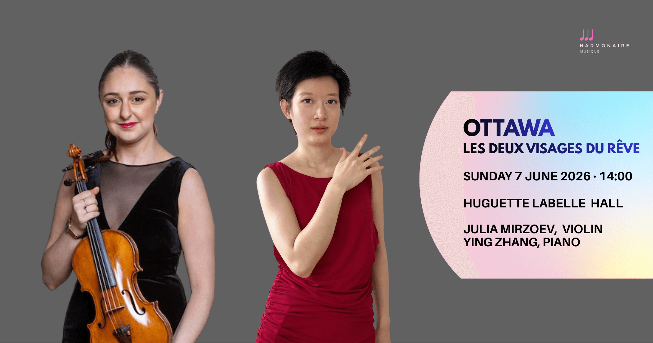 Julia Mirzoev and Ying Zhang in Concert