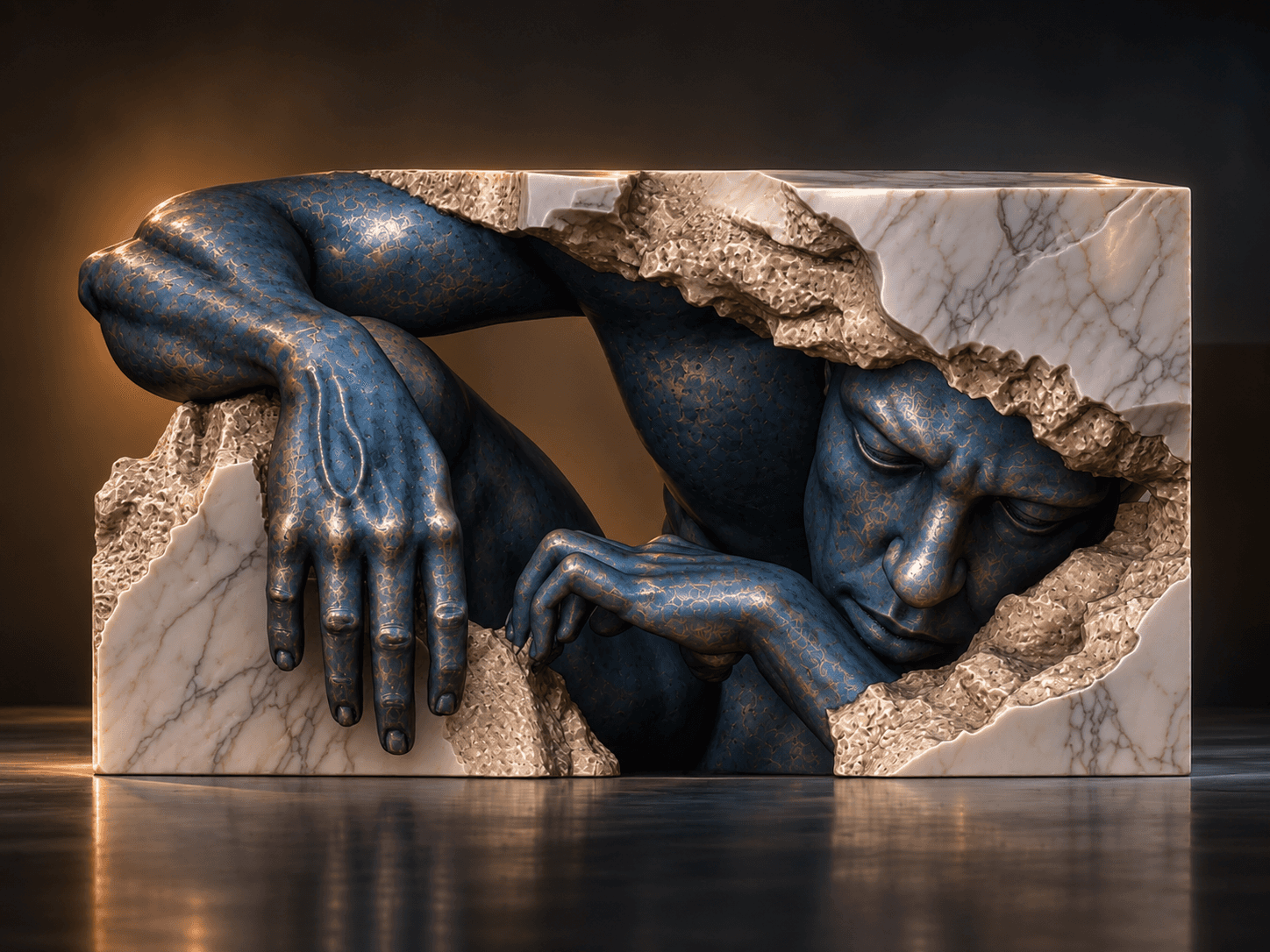 The piece itself, the body inside a single mass