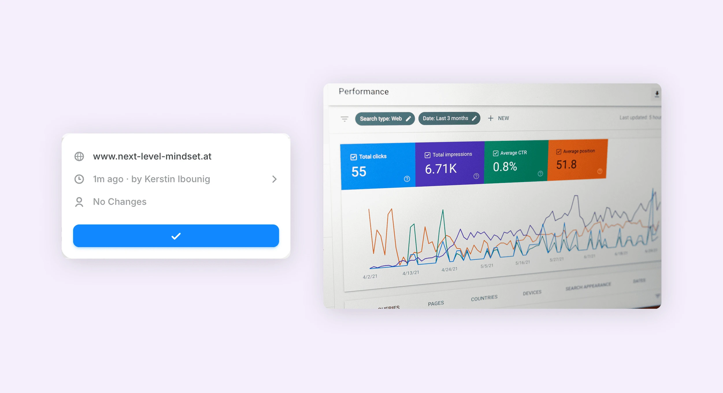 Framer Launch und SEO Perfromance einer Website