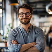 Side by side comparrison of edited image using AI