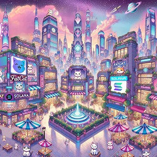 illustration of FatCat city