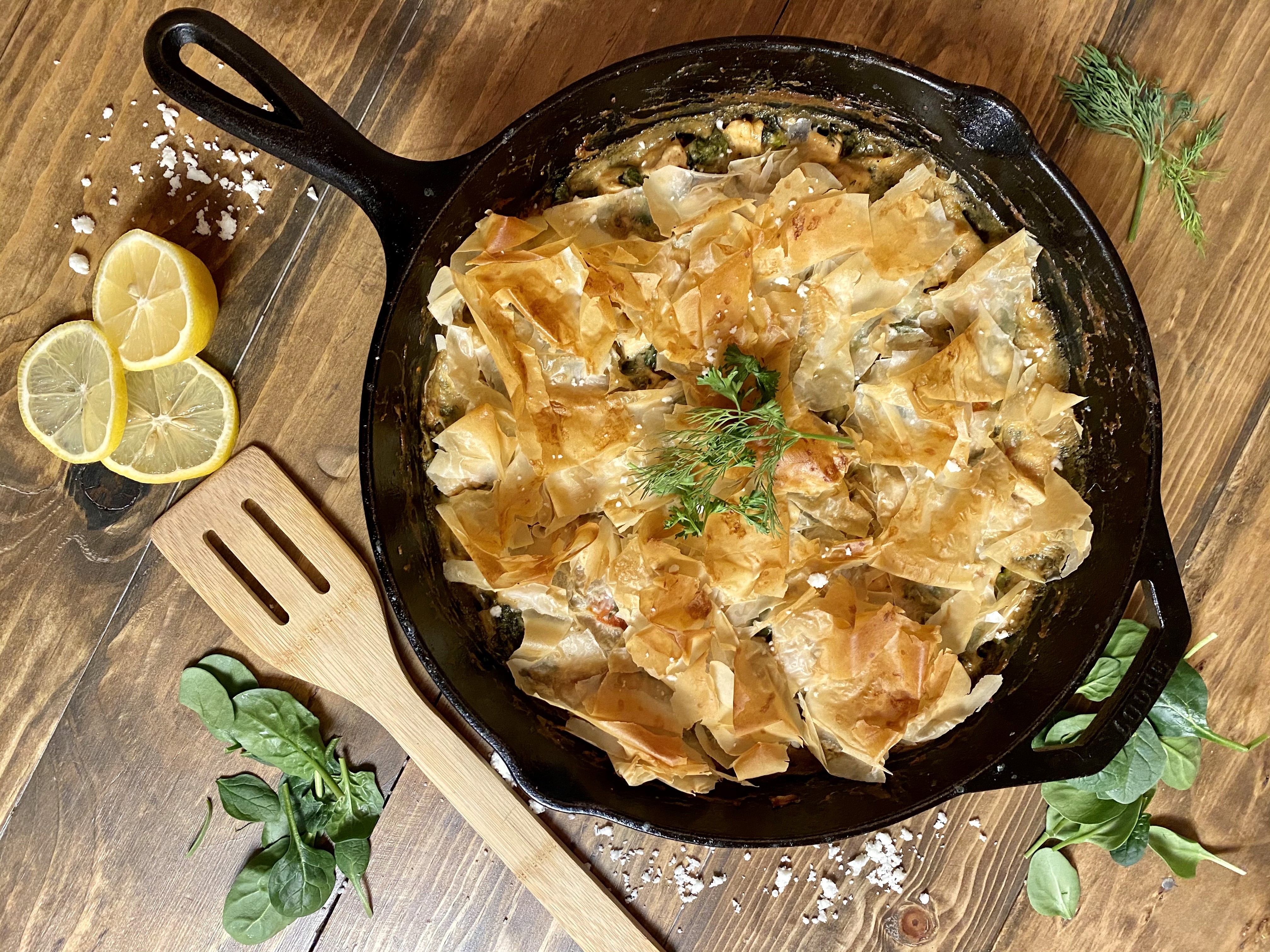 Chicken Spanakopita Pie — the dishes you’ll cook