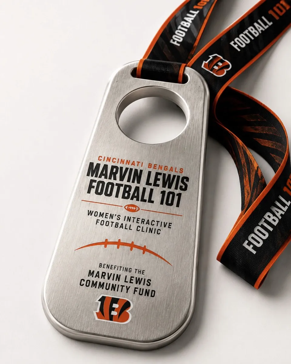 Marvin Lewis Football 101 Medal