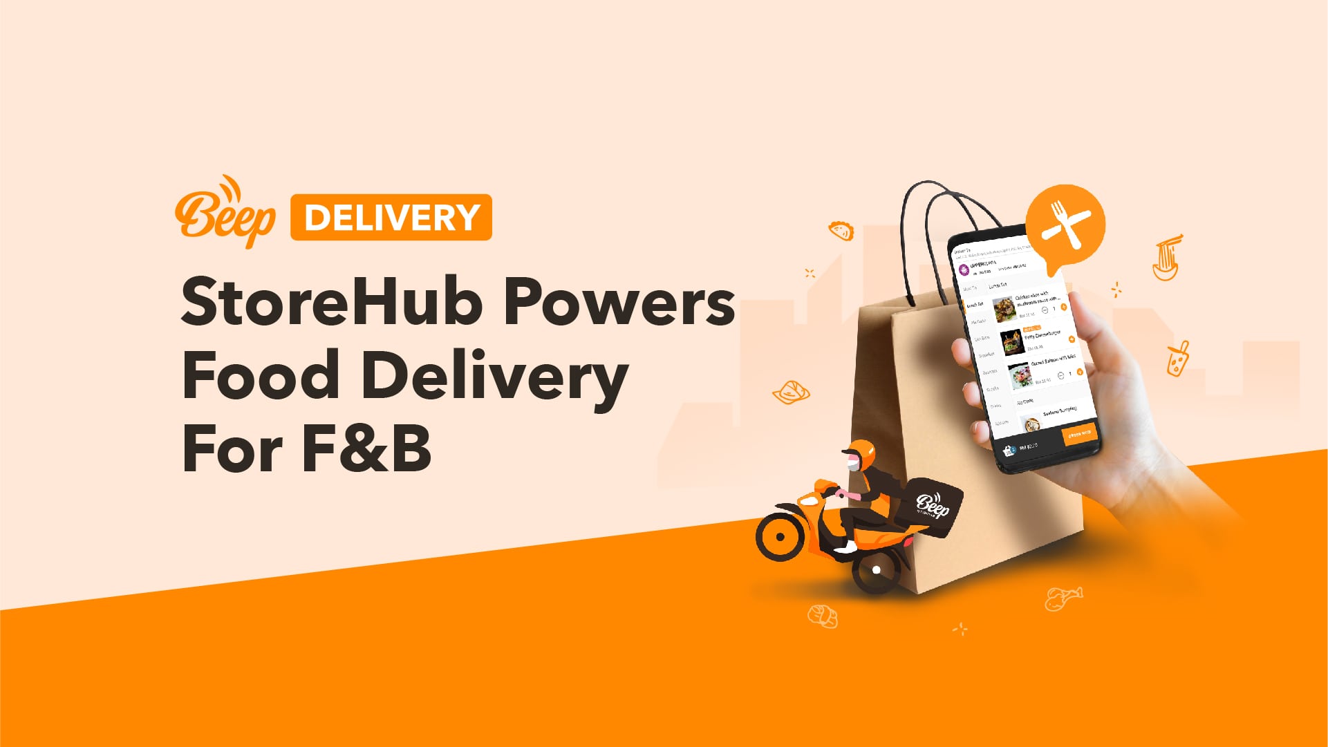 coronavirus COVID-19 Philippines Beep Delivery F&B food delivery feature cafe restaurant SME StoreHub point of sale POS system