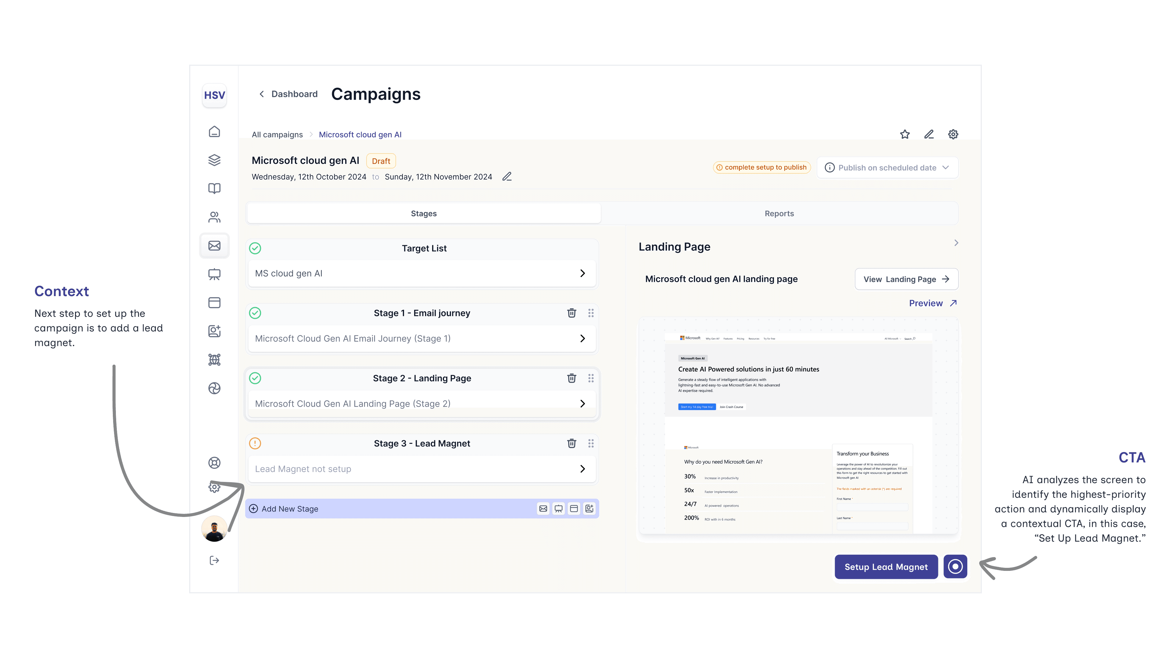 Adventum Dashboard Mockup