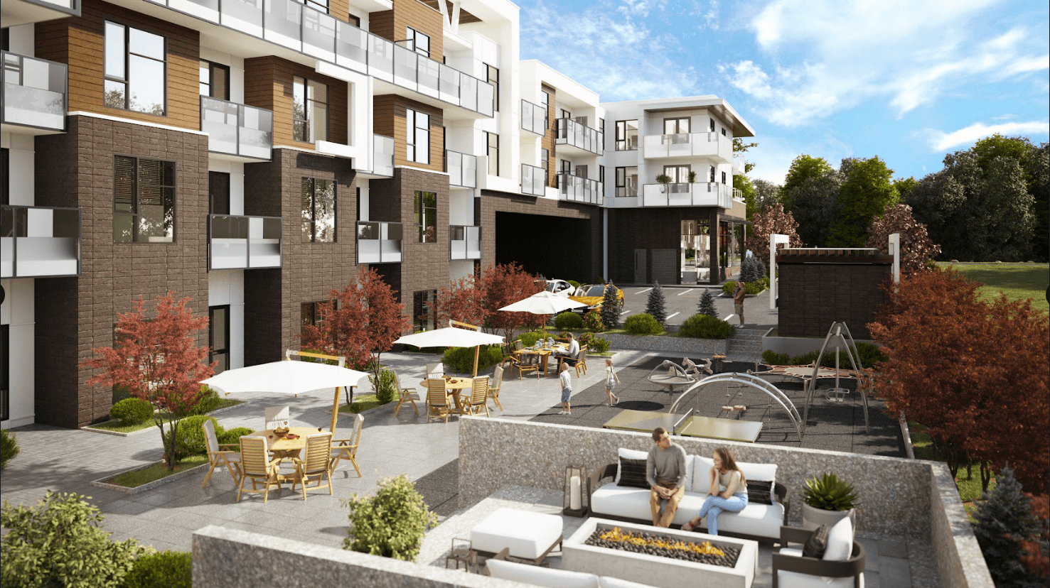 Presale branding and signage for a townhome development in Surrey