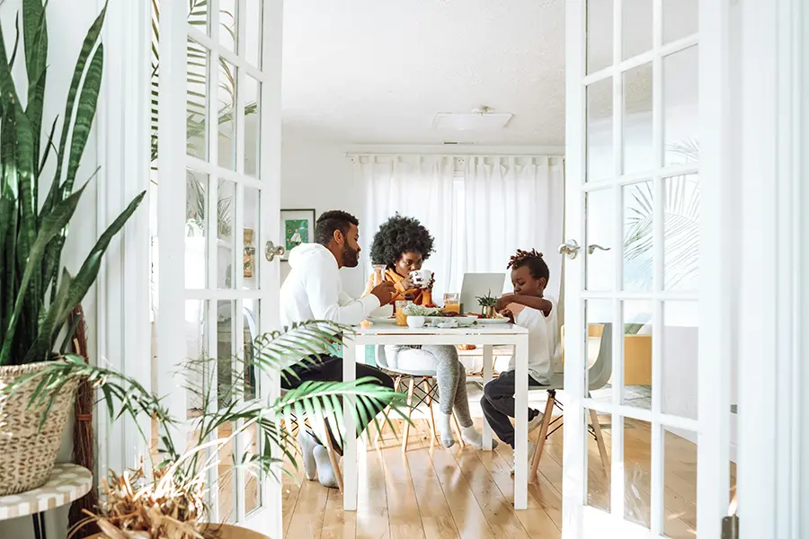 Healthy indoor air quality with high-performance home insulation