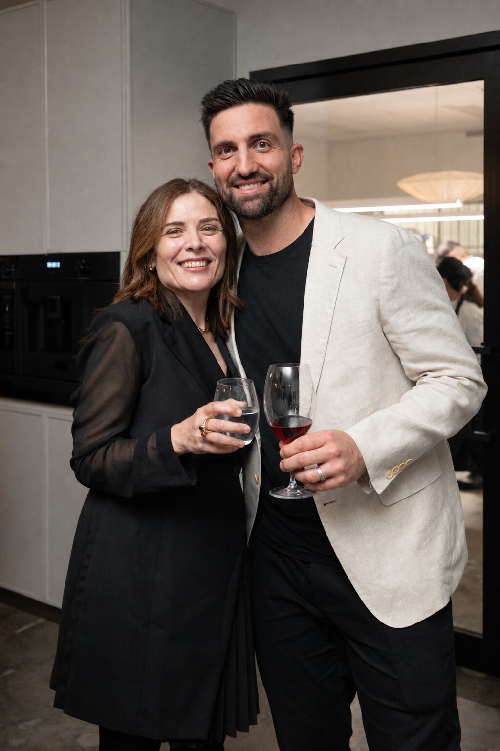 Evdokia Klepec and Damiano Di Pietro at the Below&Above event
