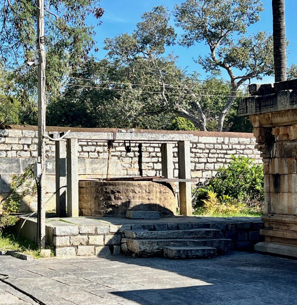 The ancient well at Ramalingeshwara temple