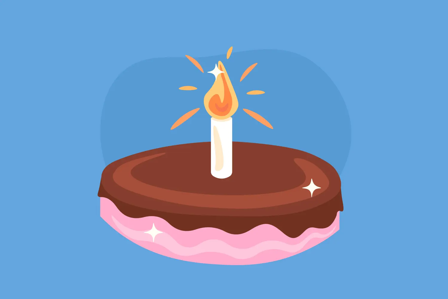 A donut cake - Happy Birthday In Arabic 