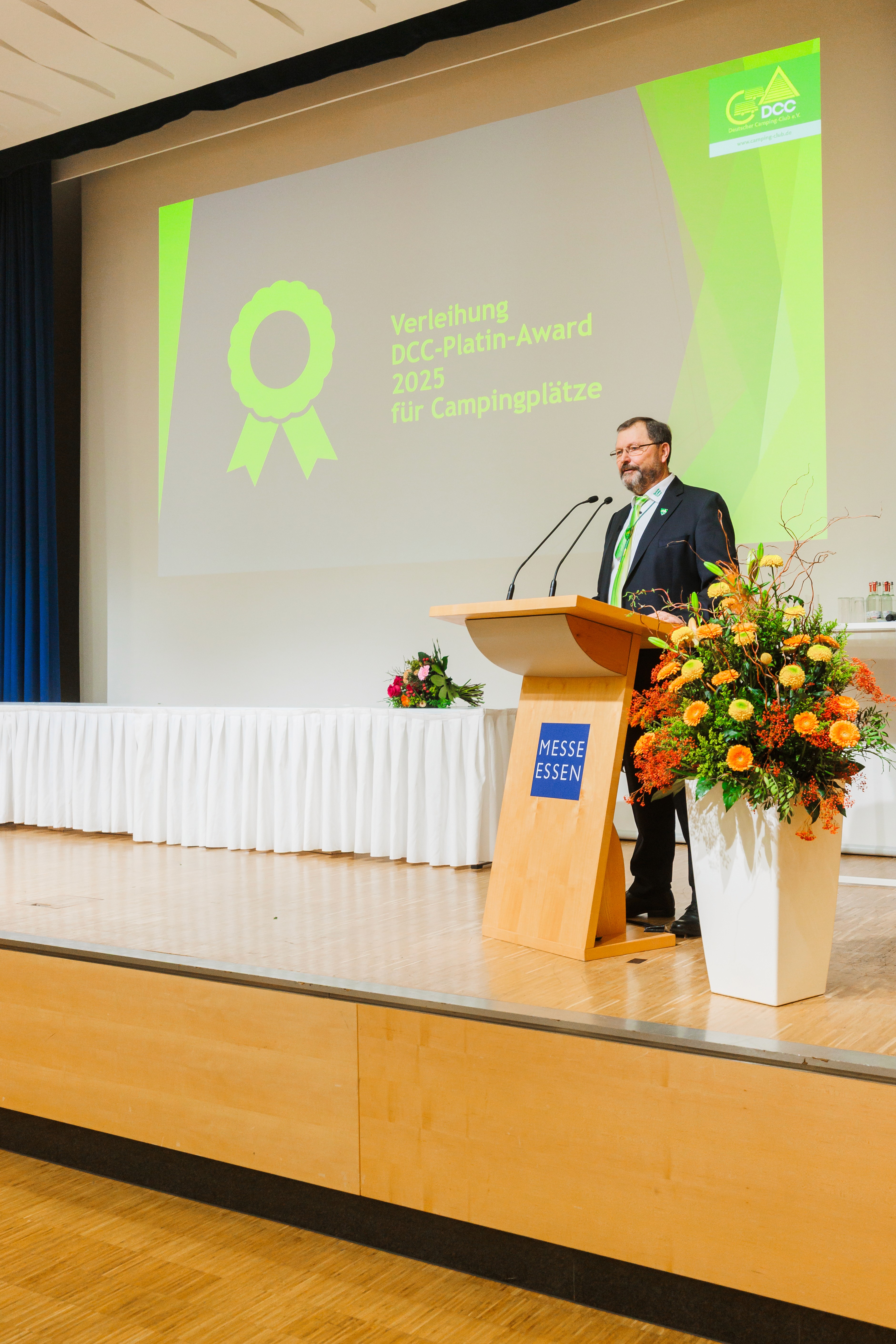 Grußworte vom DCC Präsidenten Dieter Albert