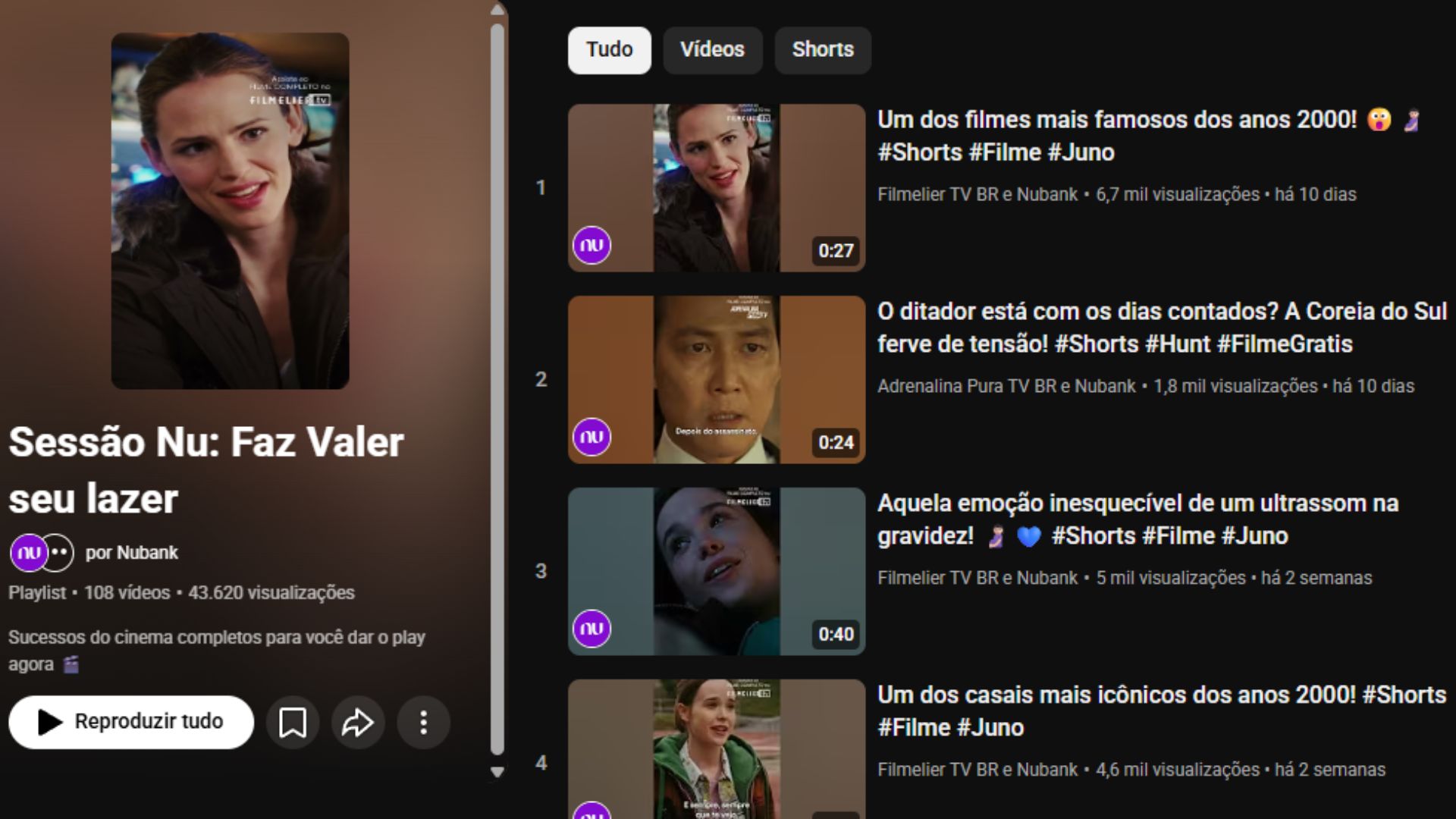 Nubank amplia projeto de cinema gratuito e aposta na “não publicidade” no YouTube