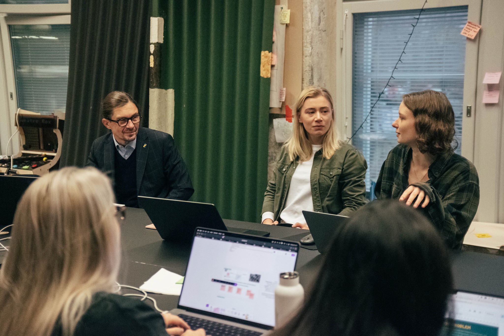 Our Team Speaking With Our Mentor