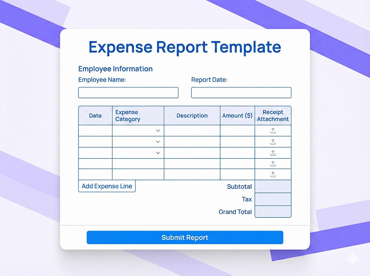 Expense Report Template