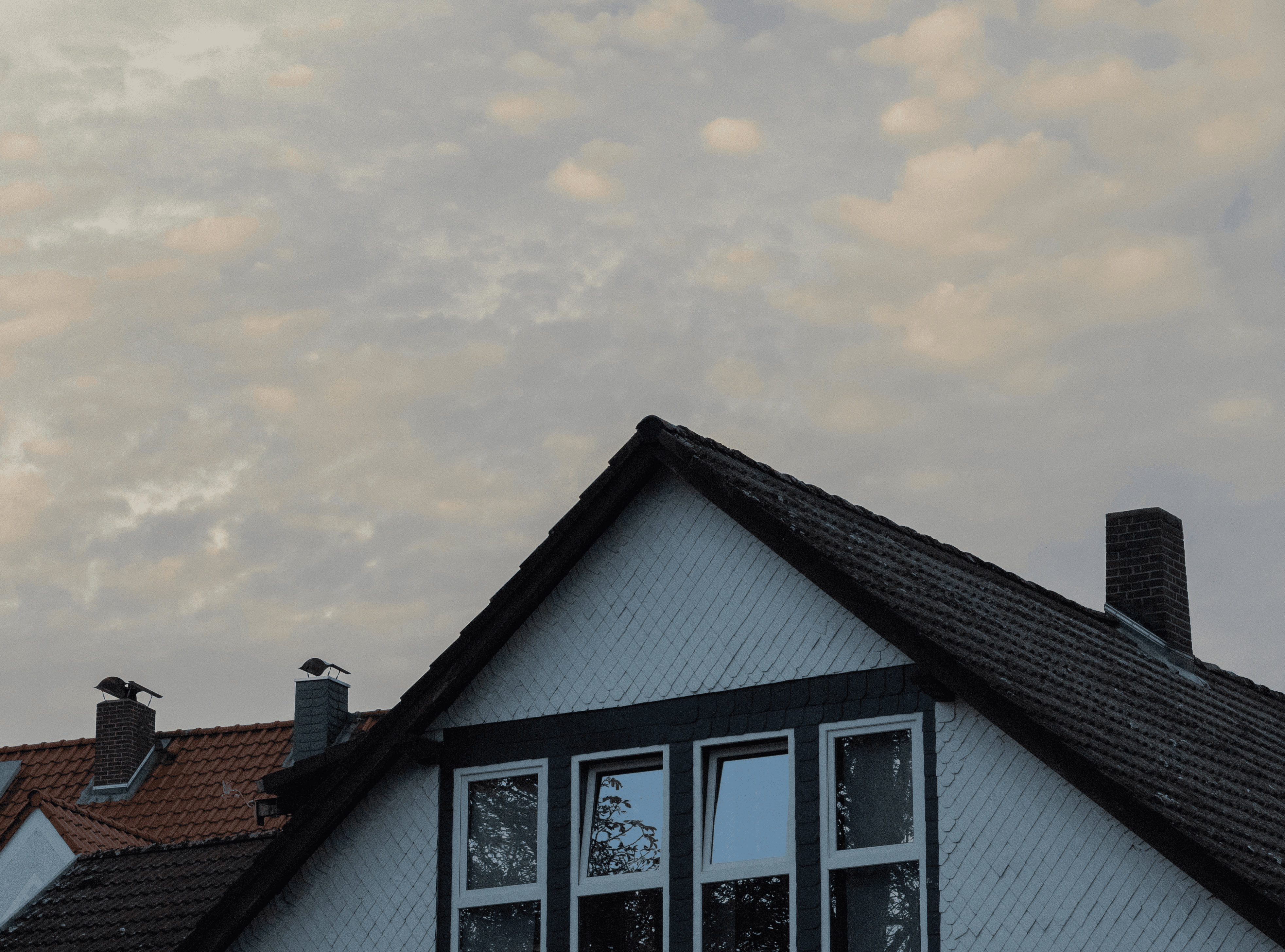 a close up of a rain gutter on a roof
