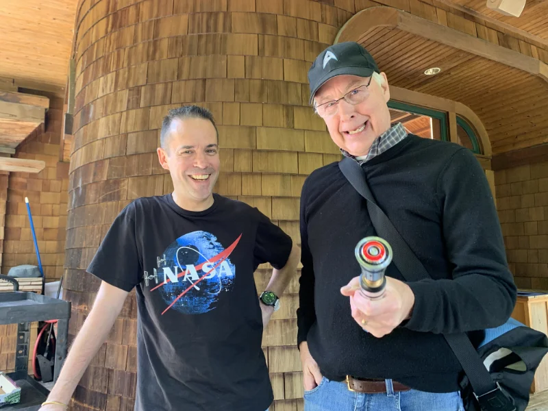 Ben Burtt and Arnaud Galand at Skywalker Sound