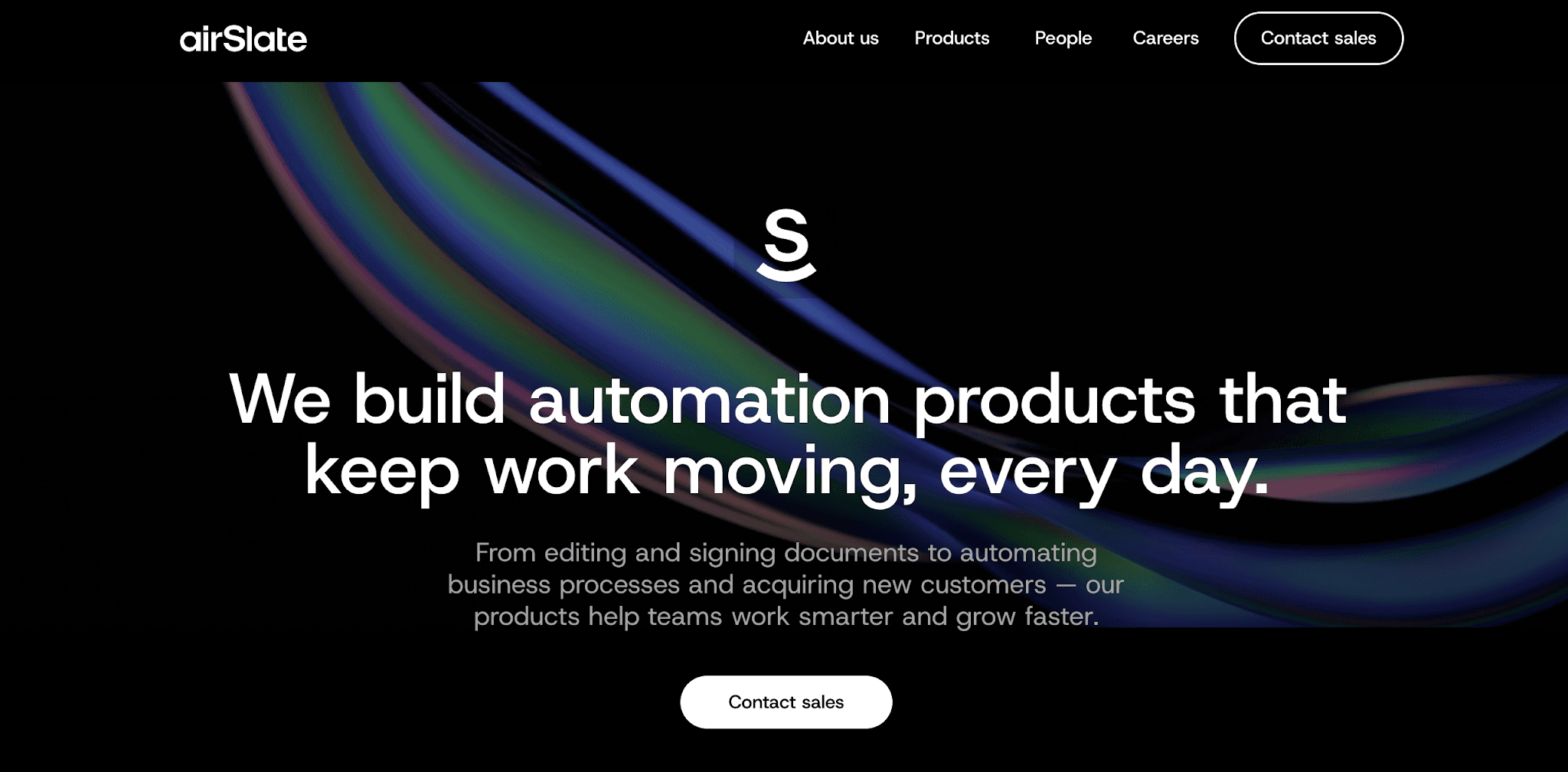 airSlate website homepage