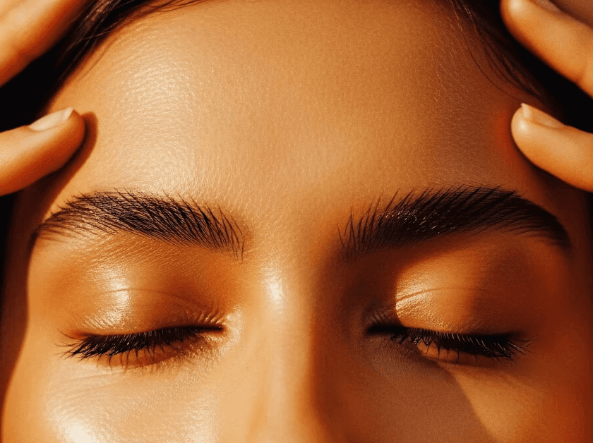 blue plastic tube with black string