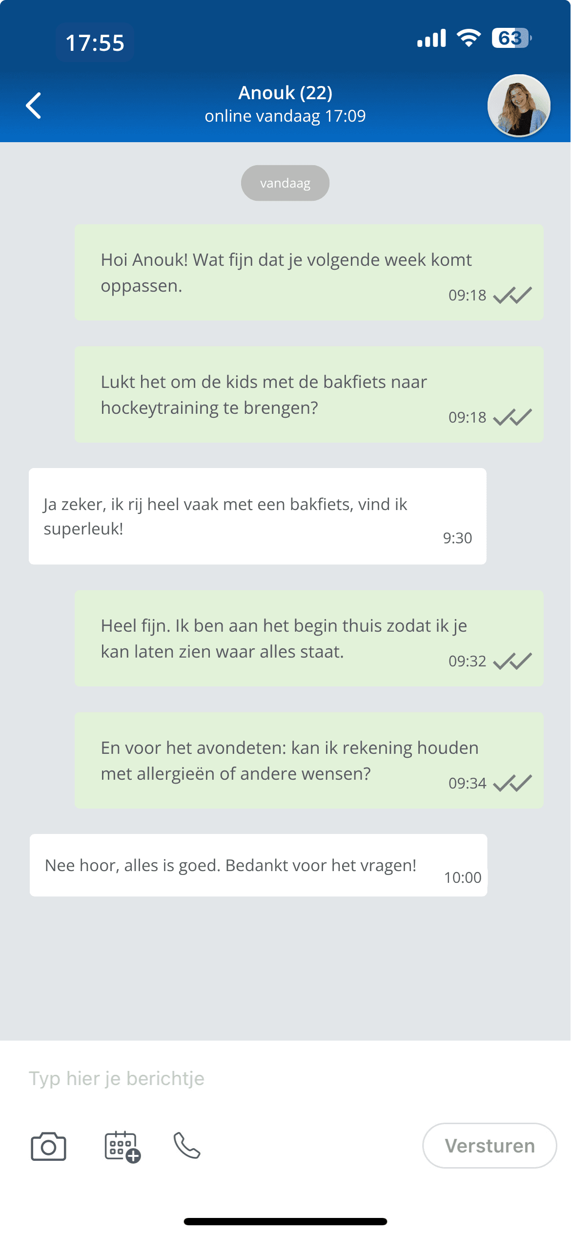 Via de chat kennismaken met je Angel