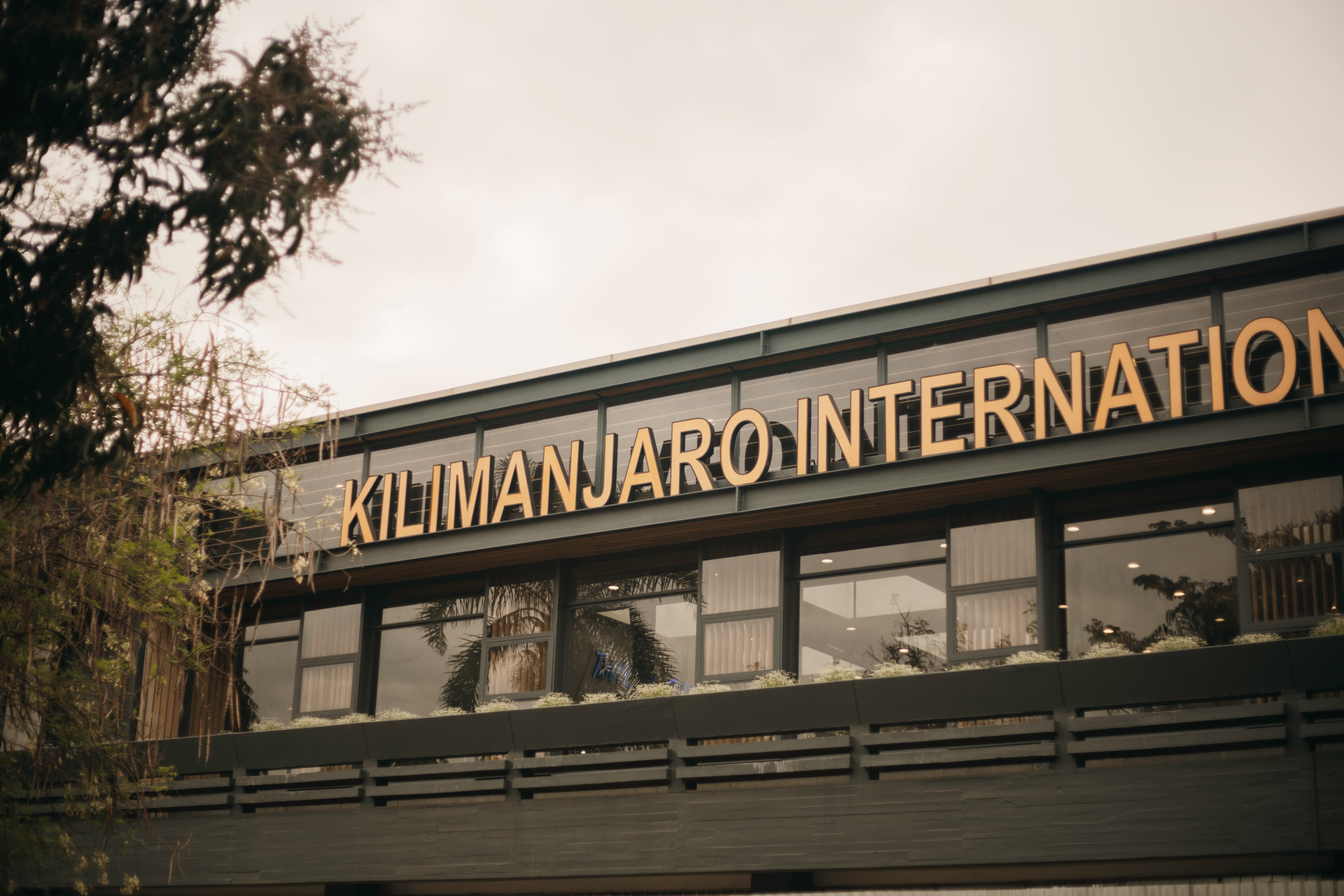 Kilimanjaro Airport picking up clients for safari