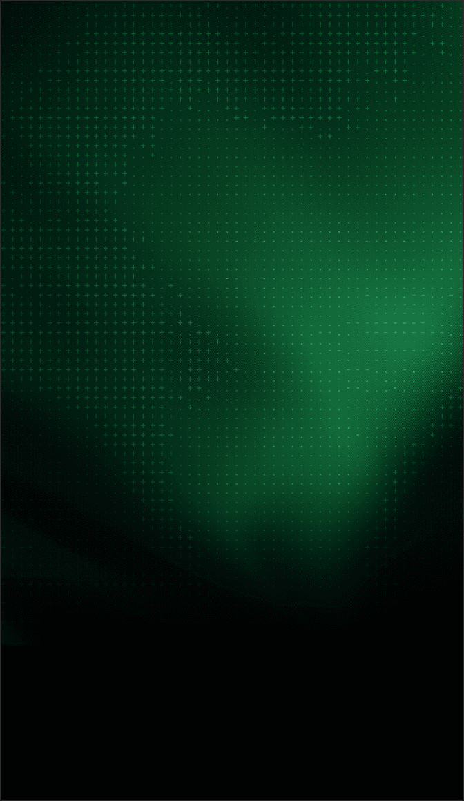  Green abstract background featuring scattered dots in various sizes, creating a textured and dynamic visual effect.