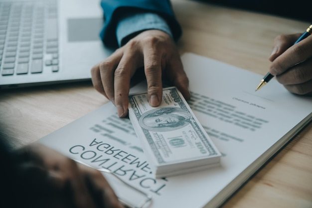 Gesprek over lening en terugbetaling