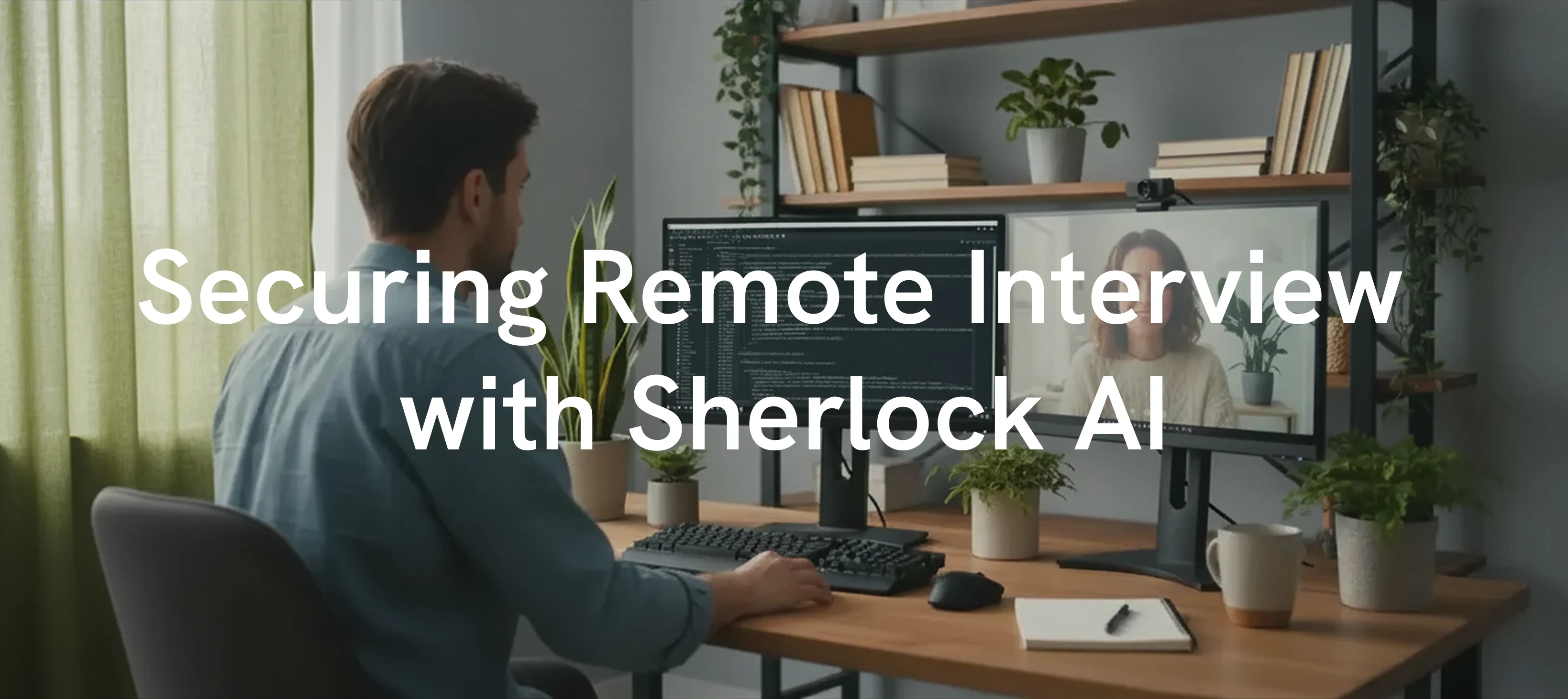 Securing Remote Interviews Against AI Assistance with Sherlock AI