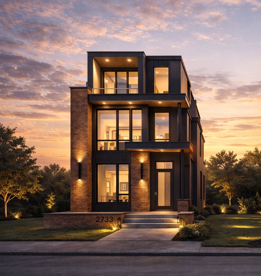 2733 5 Avenue NW, Residence East — Modern Infill Collection exterior