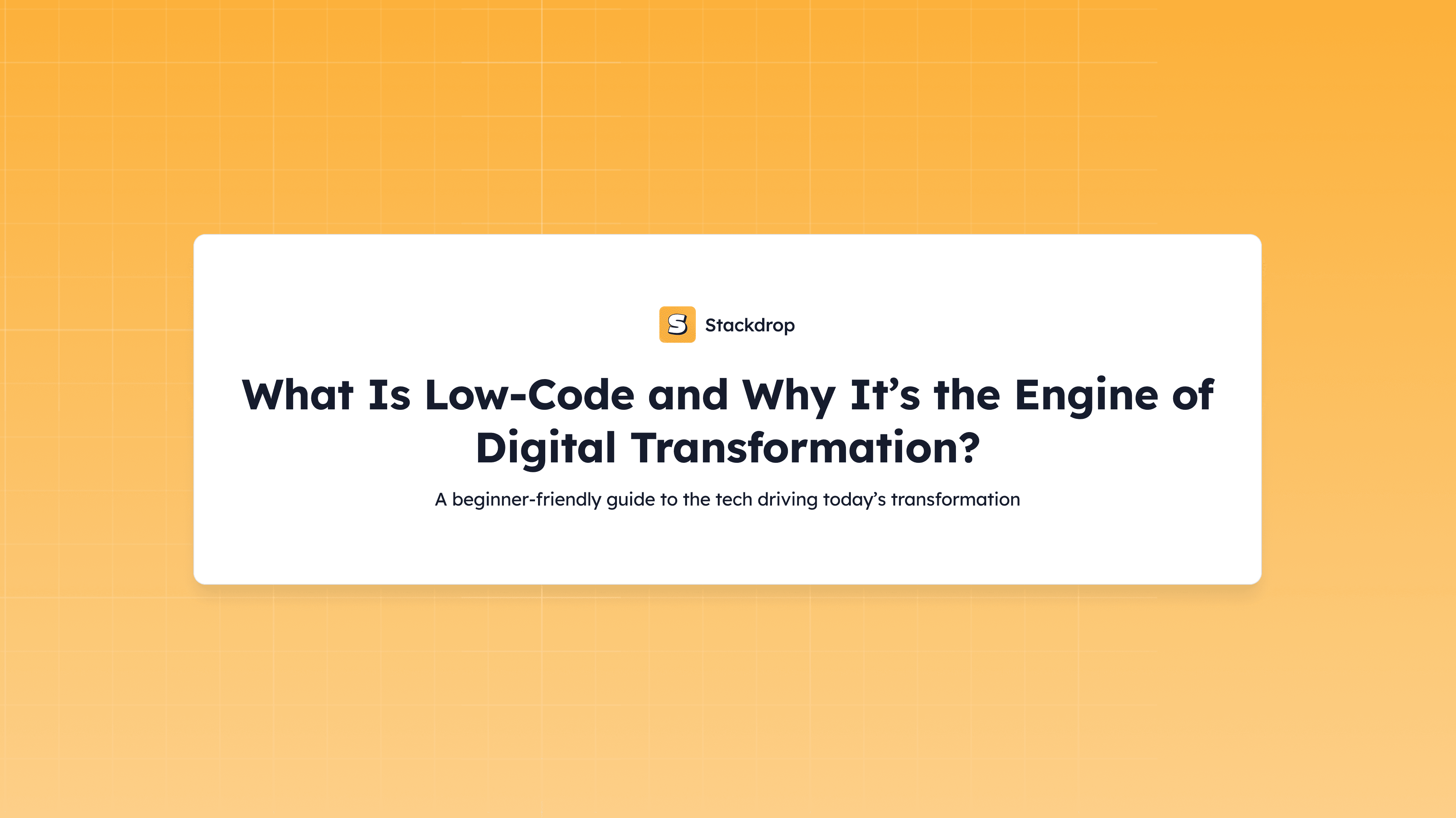what is low code